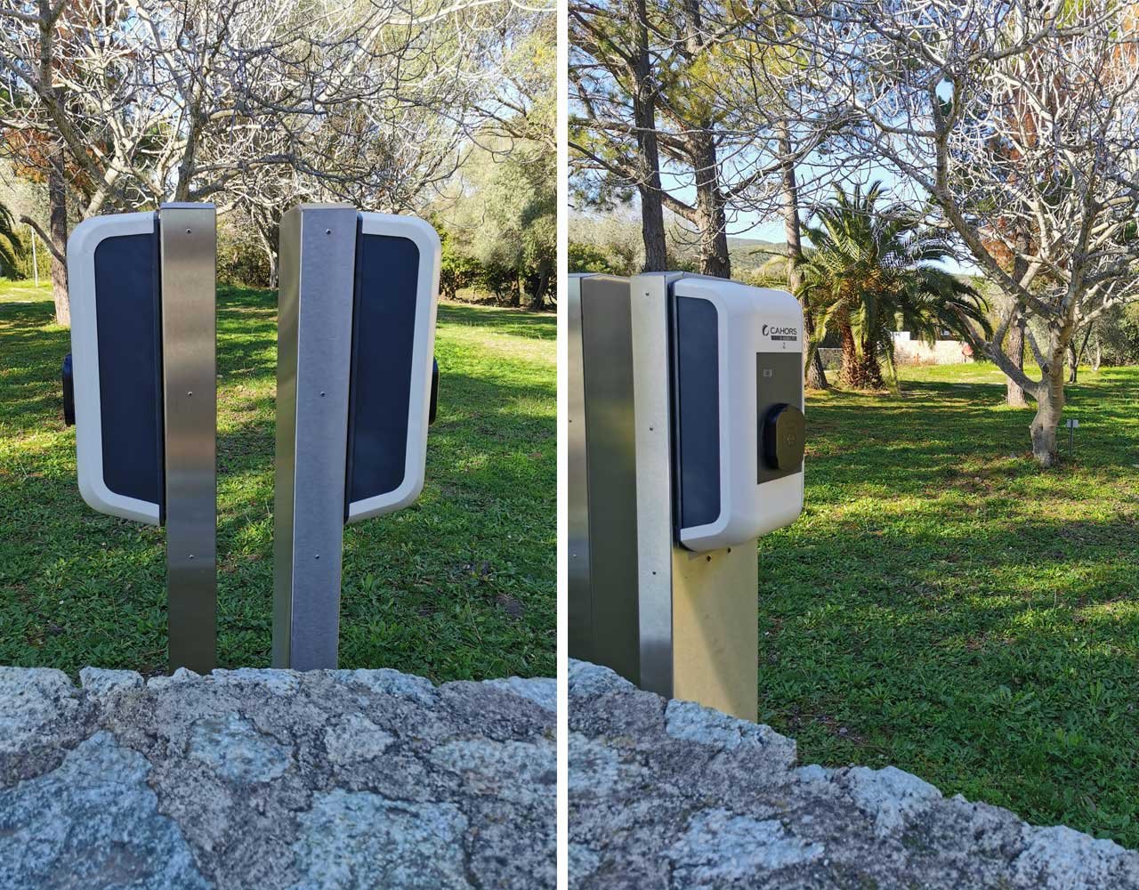 Borne de chargement pour véhicule électrique - Village Ostriconi - Corse